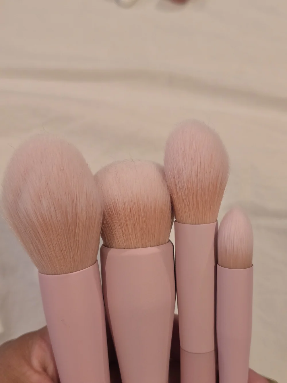 Lottie London Pink 4-Piece Makeup Brush Set